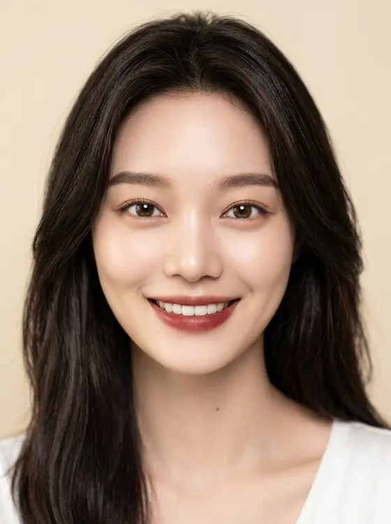 가상모델 #1300 얼굴 원본 7