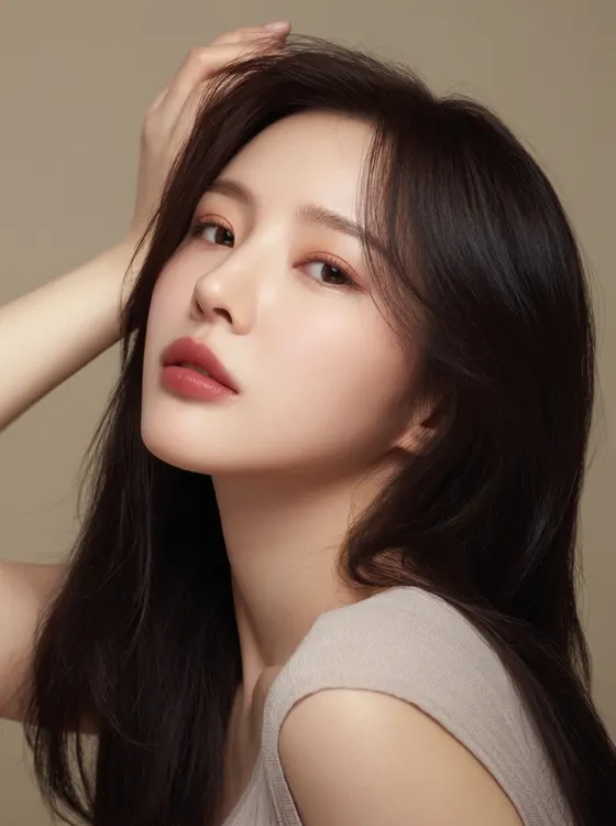 가상모델 #1306 얼굴 원본 3