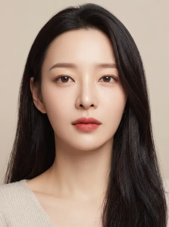 가상모델 #1306 얼굴 원본 4