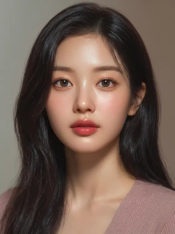 가상모델 #1306 얼굴 원본 7