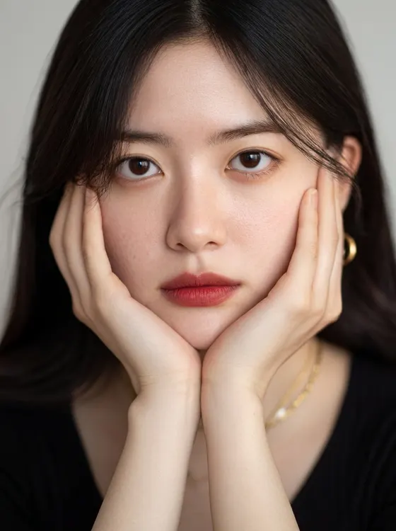 가상모델 #1306 얼굴 원본 18