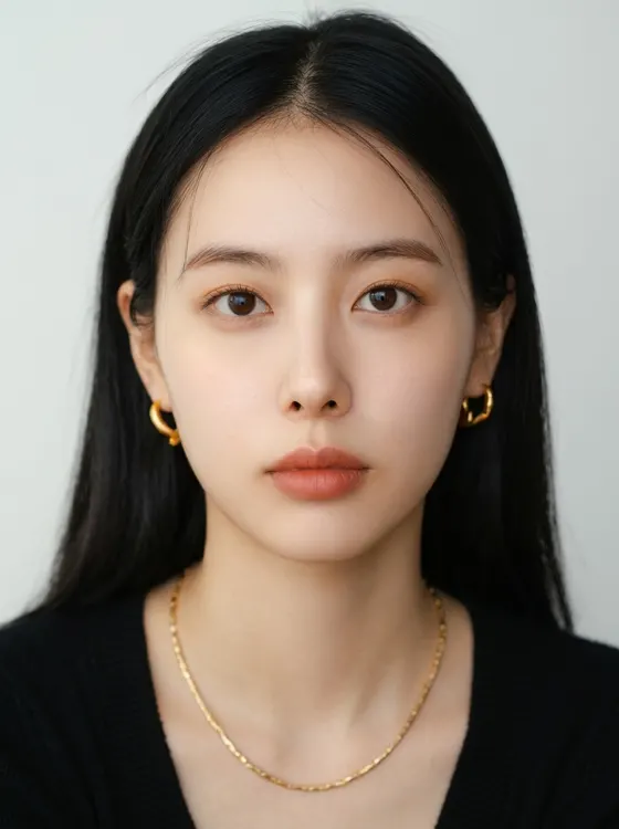 가상모델 #1306 얼굴 원본 19