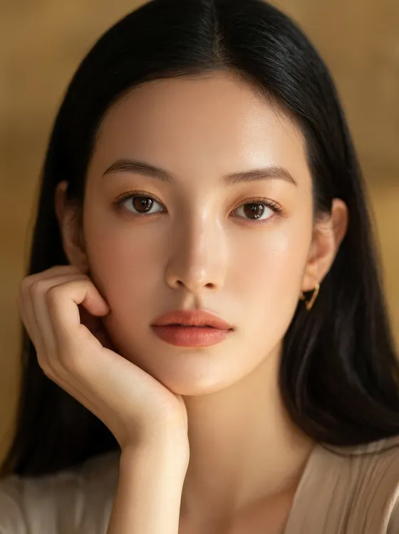 가상모델 #1296 얼굴 원본 2