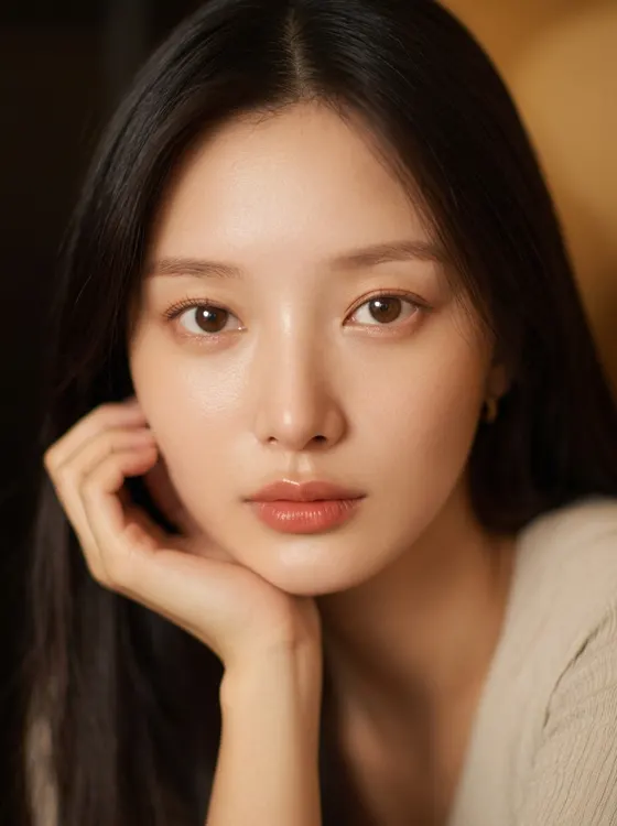 가상모델 #1296 얼굴 원본 4
