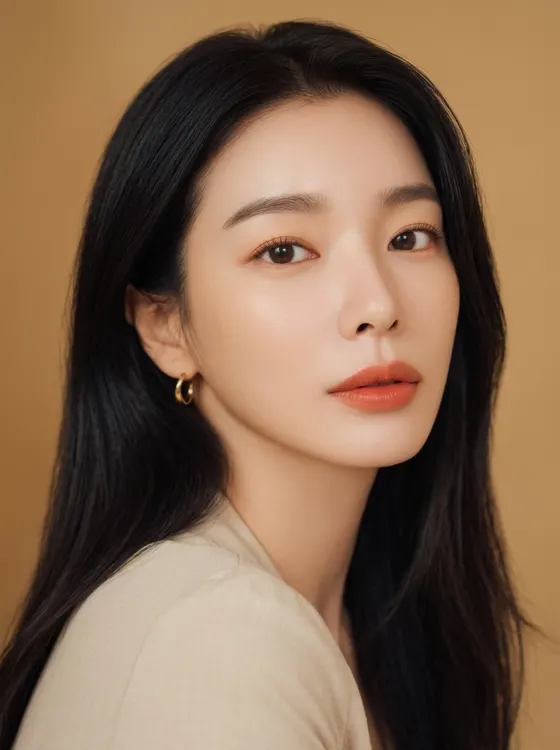 가상모델 #1296 얼굴 원본 11