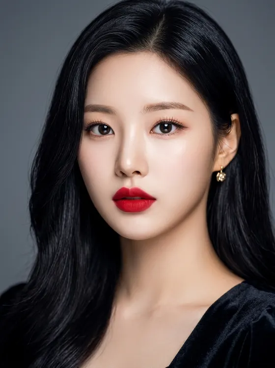가상모델 #1462 얼굴 원본 9