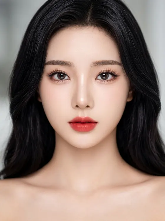 가상모델 #1469 얼굴 원본 1