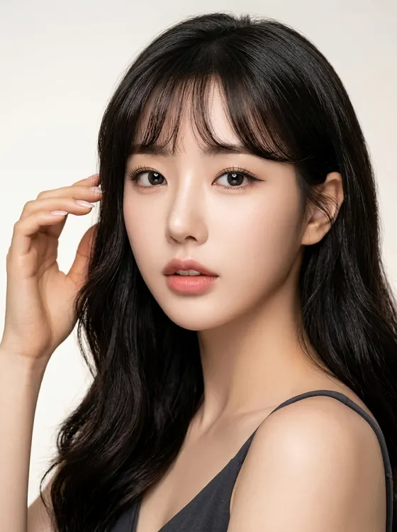 가상모델 #1470 얼굴 원본 3