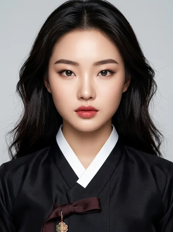 가상모델 #1493 얼굴 원본 3