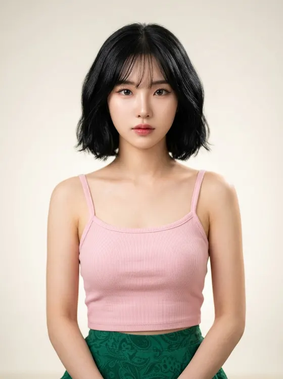가상모델 #1493 얼굴 원본 4