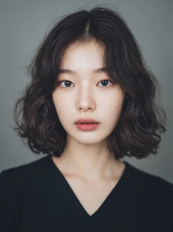 가상모델 #1307 얼굴 원본 14