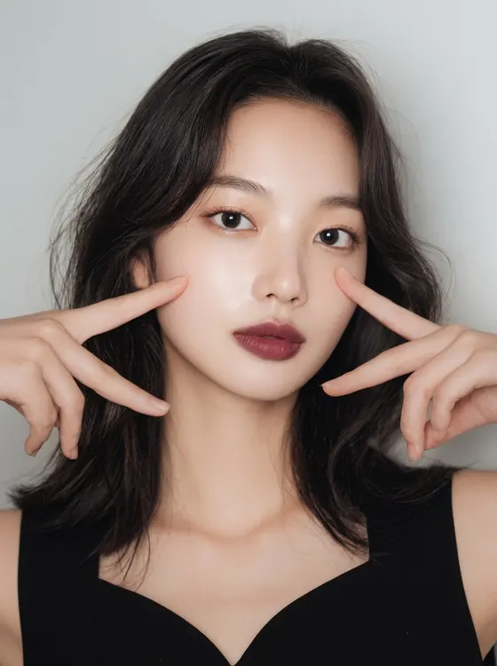 가상모델 #1307 얼굴 원본 15