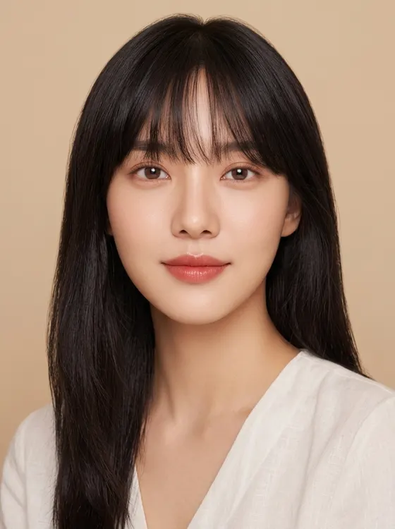 가상모델 #1285 얼굴 원본 17