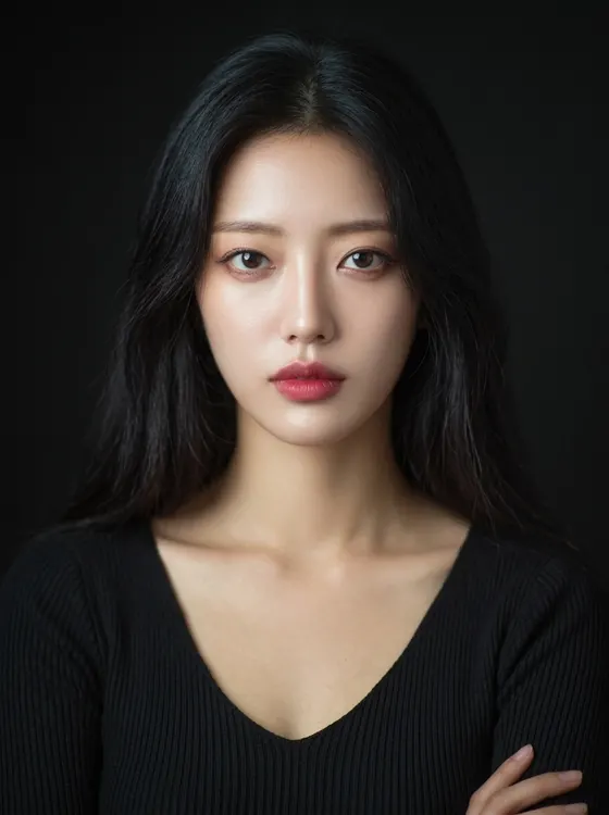 가상모델 #1288 얼굴 원본 6