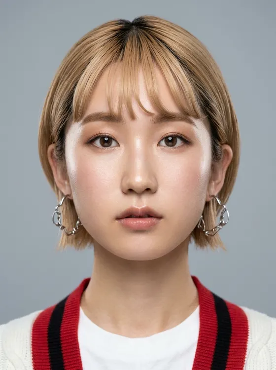 가상모델 #1318 얼굴 원본 23