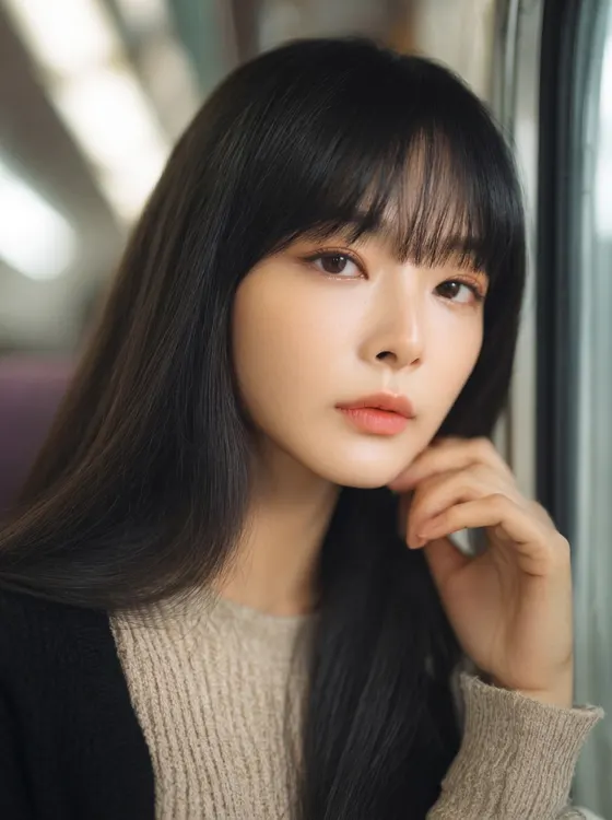 가상모델 #1311 얼굴 원본 9