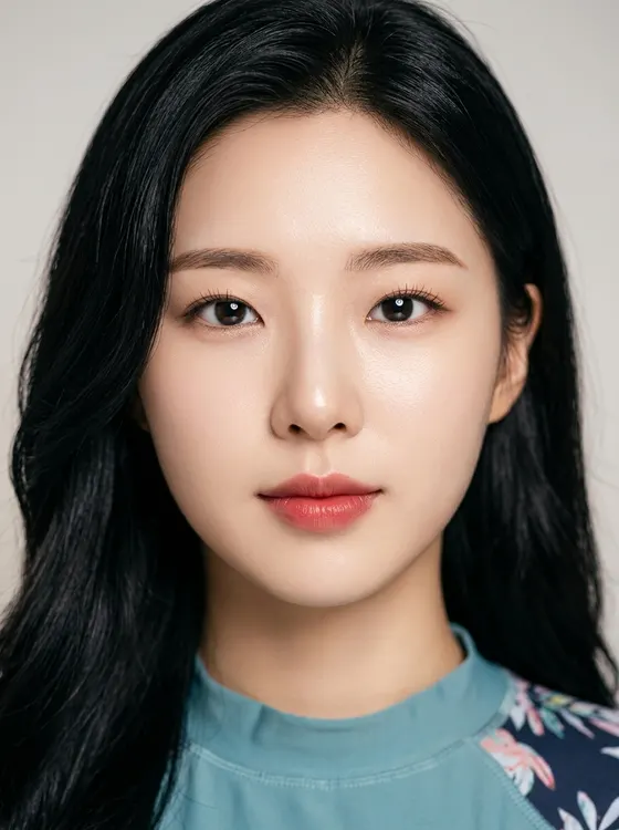 가상모델 #1459 얼굴 원본 14