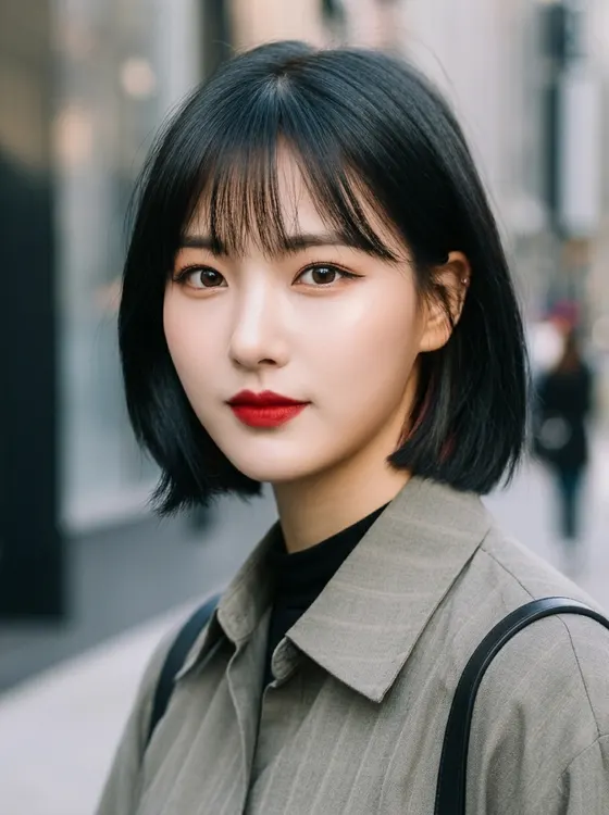 가상모델 #1377 얼굴 원본 1