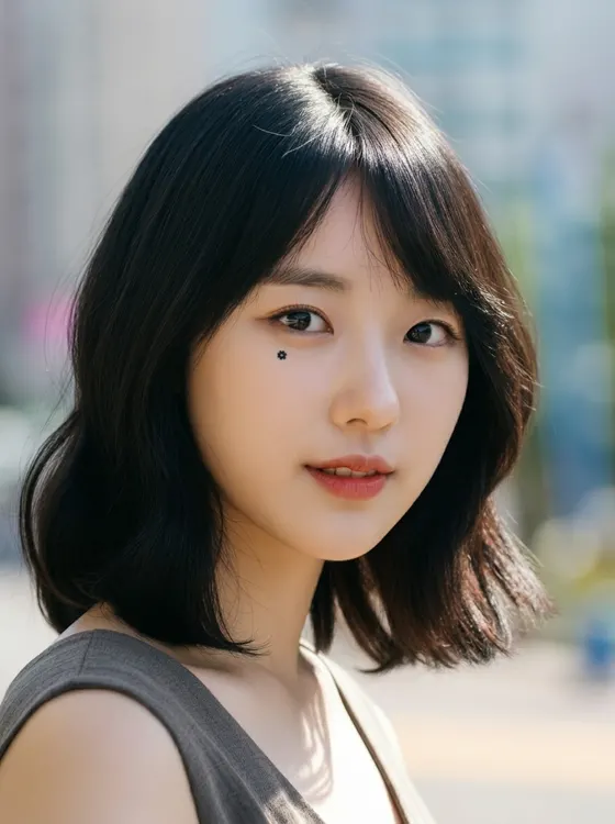 가상모델 #1377 얼굴 원본 4