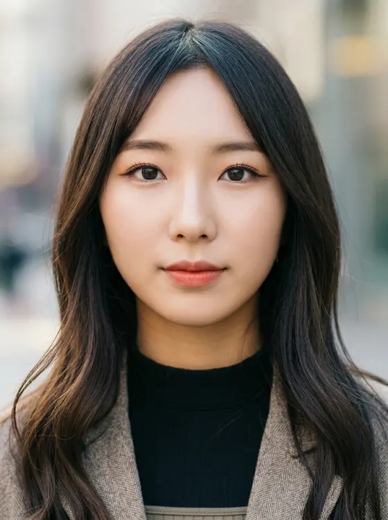 가상모델 #1377 얼굴 원본 10