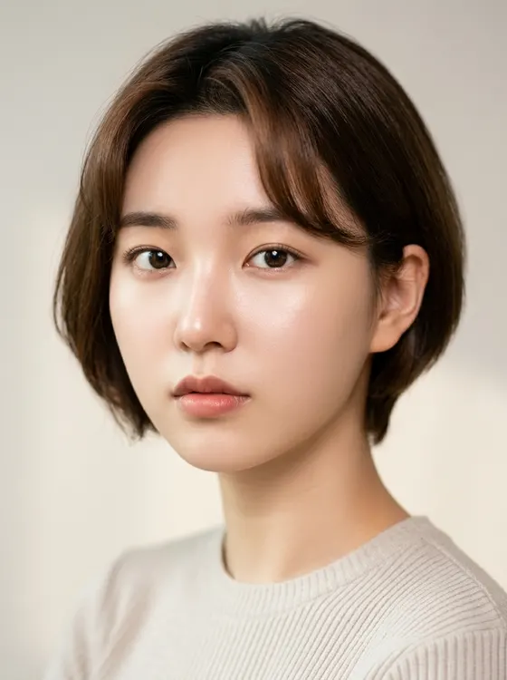 가상모델 #1377 얼굴 원본 14