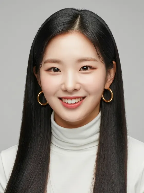 가상모델 #1377 얼굴 원본 19