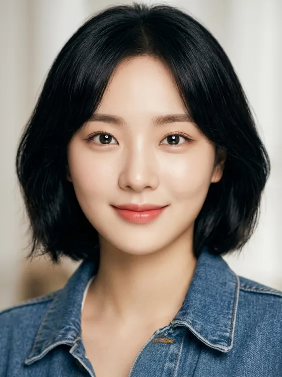 가상모델 #1377 얼굴 원본 24