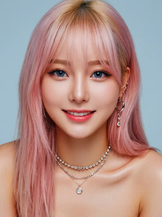 가상모델 #1478 얼굴 원본 5