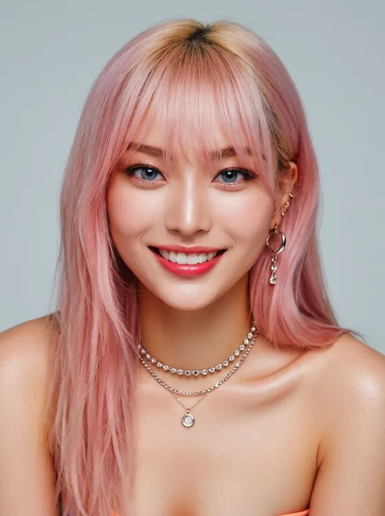 가상모델 #1478 얼굴 원본 7