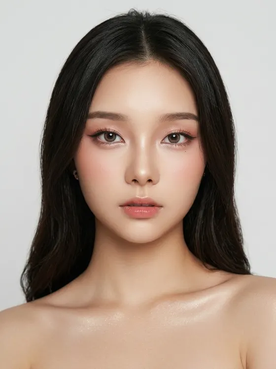 가상모델 #1478 얼굴 원본 18