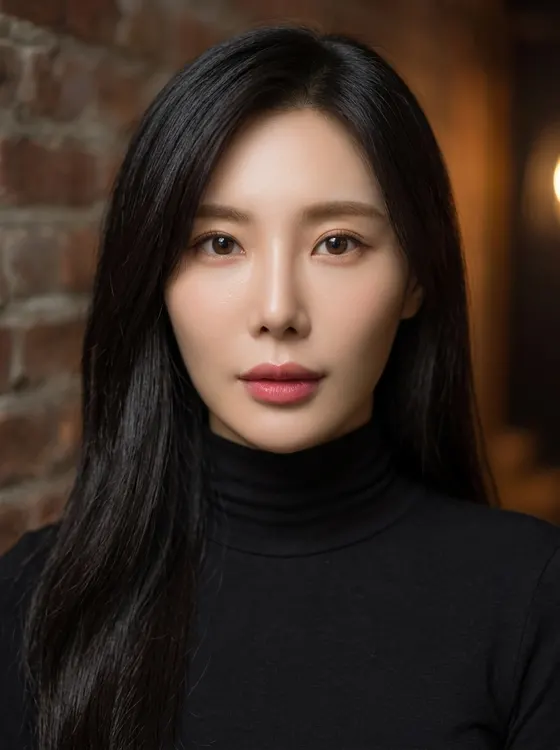 가상모델 #1136 얼굴 원본 9