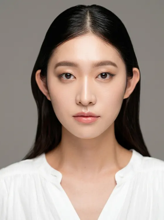 가상모델 #1325 얼굴 원본 9