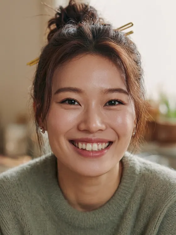 가상모델 #1125 얼굴 원본 24