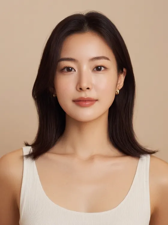 가상모델 #1126 얼굴 원본 17
