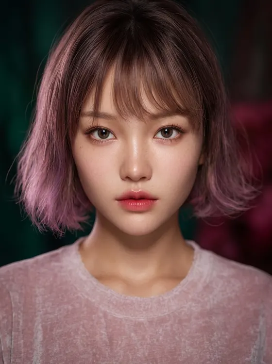 가상모델 #1119 얼굴 원본 6