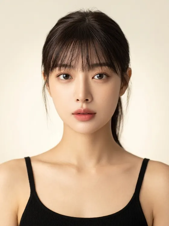 가상모델 #1119 얼굴 원본 7