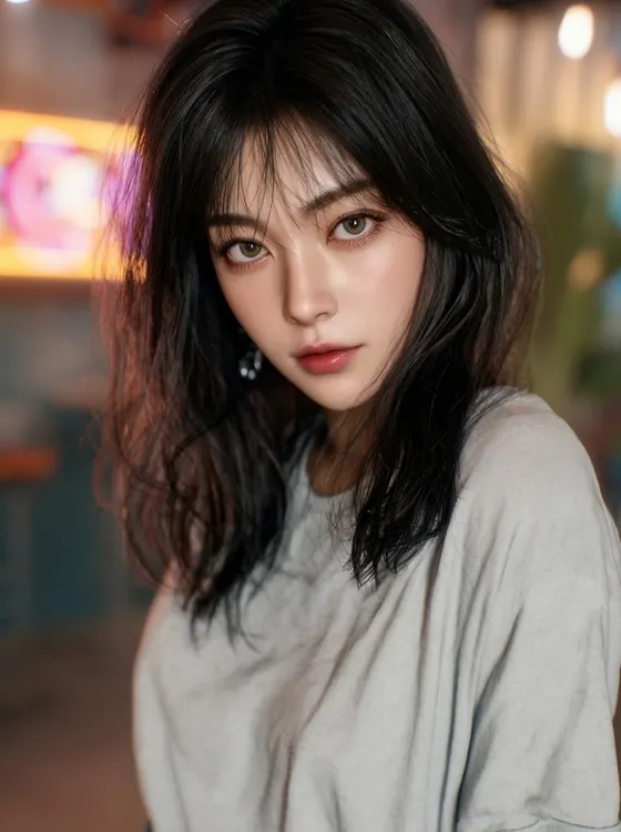 가상모델 #1119 얼굴 원본 19