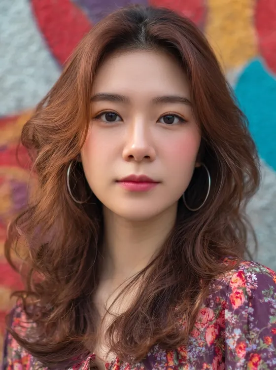 가상모델 #1132 얼굴 원본 8