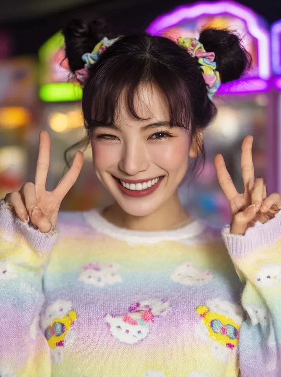 가상모델 #1132 얼굴 원본 19