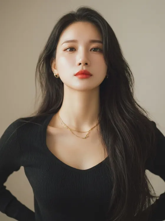 가상모델 #1304 얼굴 원본 16