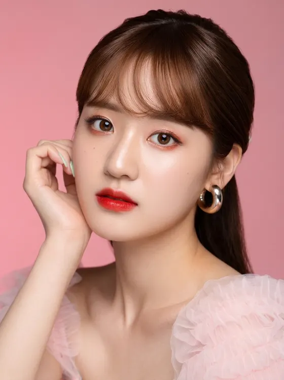 가상모델 #1323 얼굴 원본 16