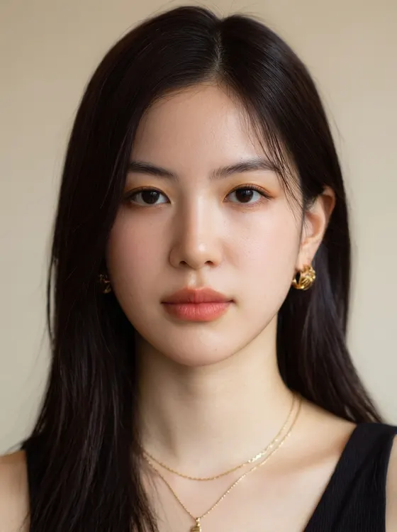 가상모델 #1309 얼굴 원본 2
