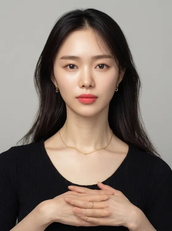 가상모델 #1309 얼굴 원본 3