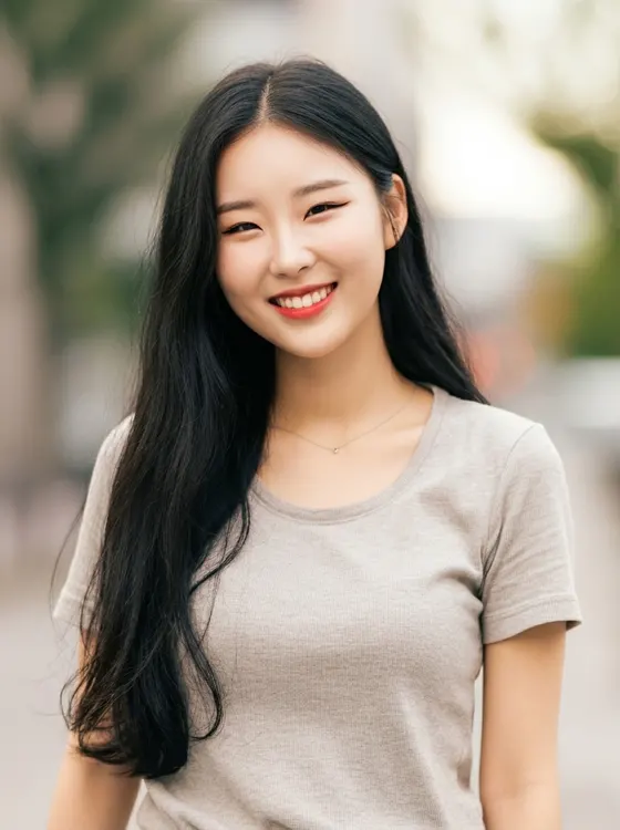 가상모델 #1394 얼굴 원본 18