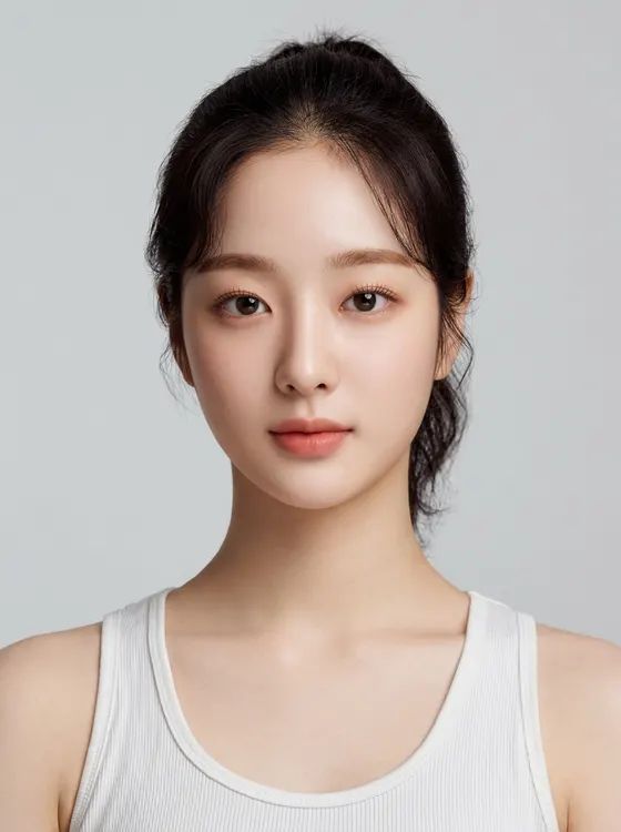 가상모델 #1121 얼굴 원본 4