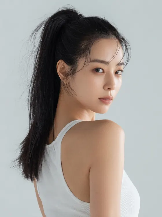 가상모델 #1121 얼굴 원본 6