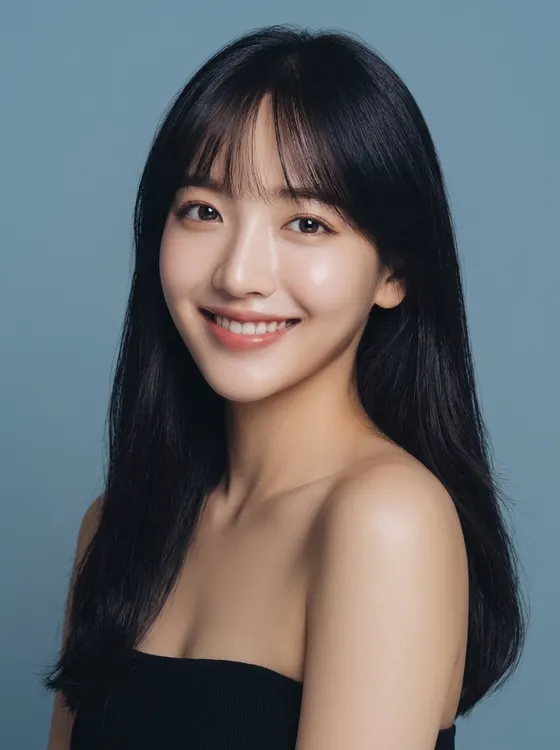 가상모델 #1282 얼굴 원본 5