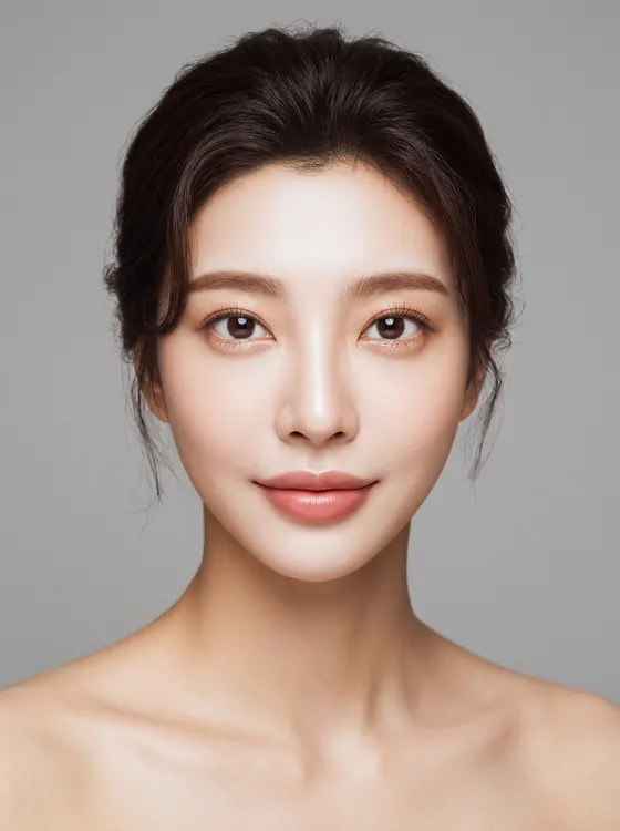 가상모델 #1279 얼굴 원본 16