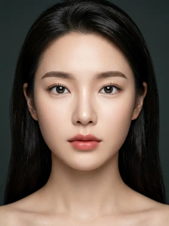 가상모델 #1360 얼굴 원본 19