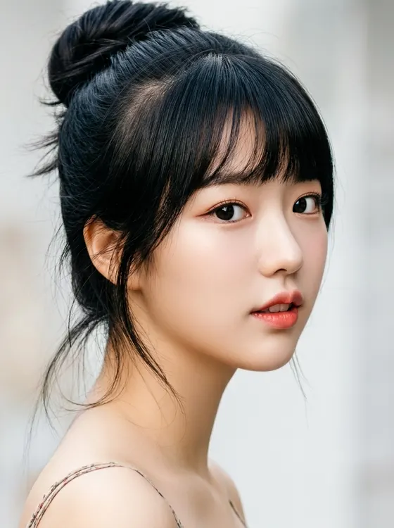 가상모델 #1373 얼굴 원본 2